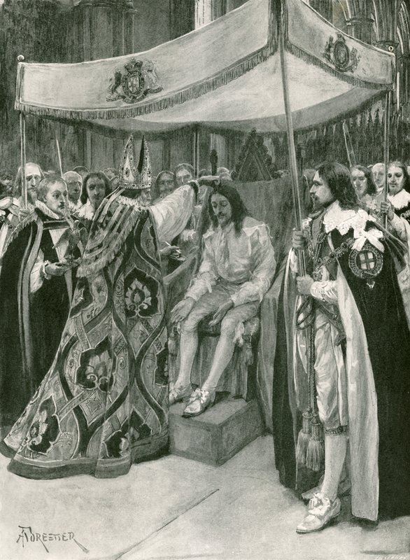 Salvelsen av Charles I av Amedee Forestier