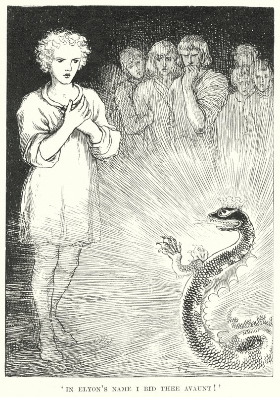 "I Elyons navn byr jeg deg avskjedige!" (gravering) av Amelia M. (attr.to) Bowerley or Bauerle