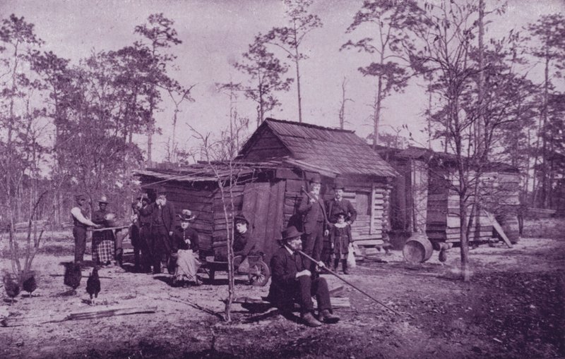 En leir av Consumptives, nær Lake Worth, Florida (s/hv-bilde) av American Photographer (after)