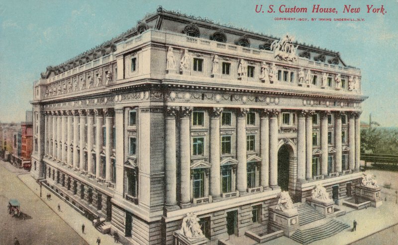 Alexander Hamilton US Custom House, New York City, New York, USA (farget bilde) av American Photographer (after)