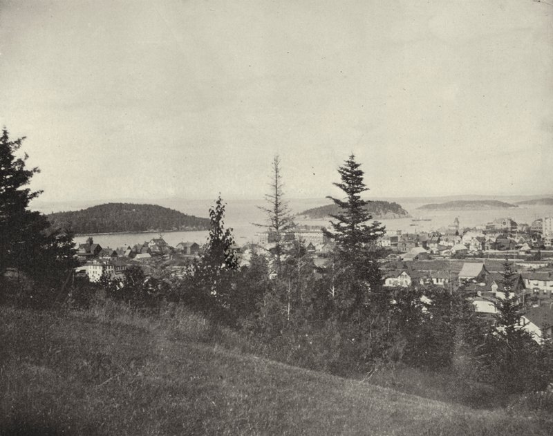 Bar Harbor, Maine (s/hvitt bilde) av American Photographer (after)
