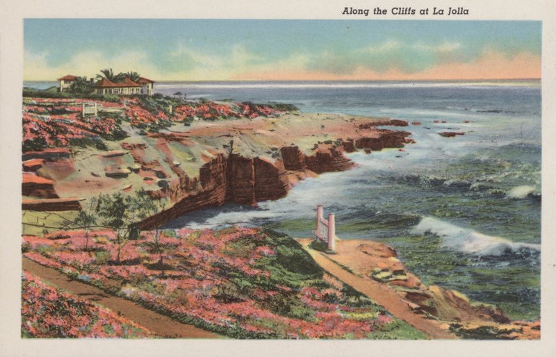 California: Langs klippene ved La Jolla (bilde) av American Photographer (after)