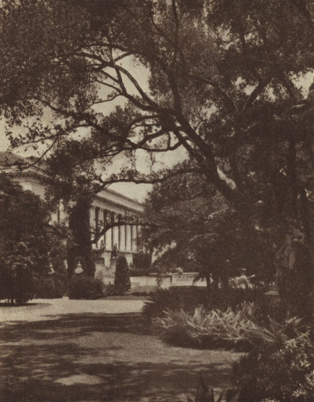 California: Huntington Library (s/hvitt-bilde) av American Photographer (after)