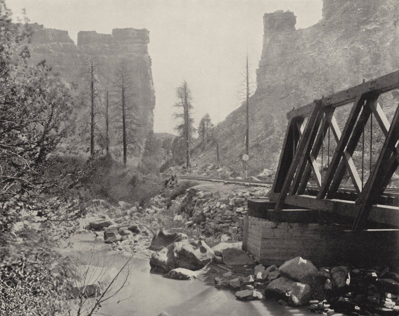 Castle Gate, Utah (s/hvitt bilde) av American Photographer (after)