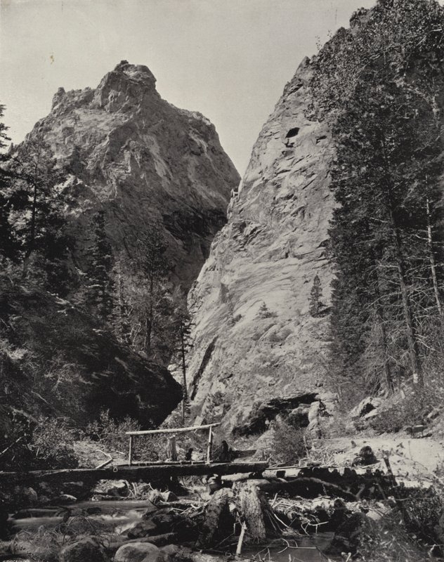 Cheyenne Canyon, Colorado (s/hvitt bilde) av American Photographer (after)