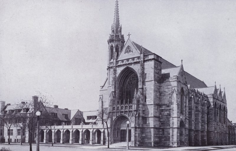 Chicago: Fourth Presbyterian Church (s/hvitt-bilde) av American Photographer (after)