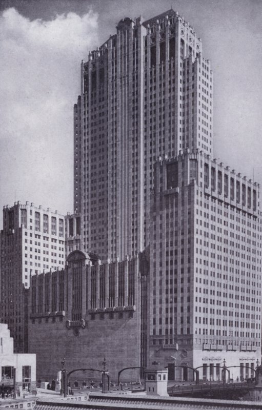 Chicago: The Civic Opera House (s/hvitt bilde) av American Photographer (after)