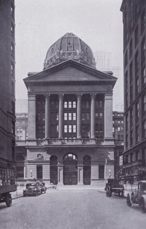 Chicago: The Federal Building, East Wing (s/hvitt bilde) av American Photographer (after)