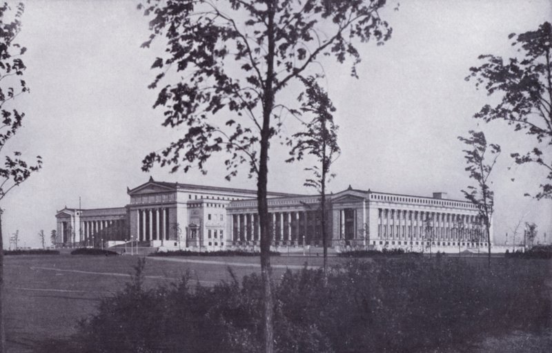 Chicago: The Field Museum (s/hvitt bilde) av American Photographer (after)