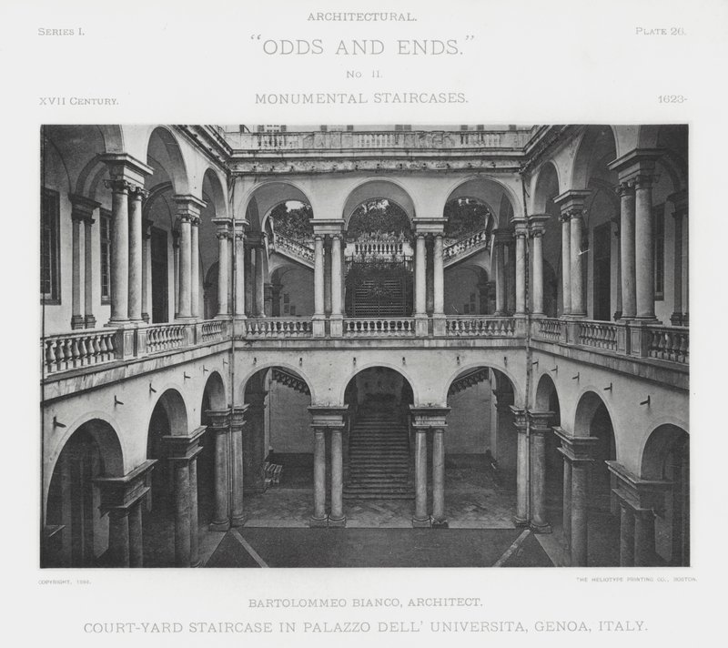 Gårdstrapp i Palazzo Dell
