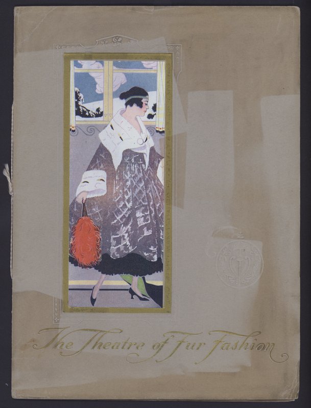Forside av The Theatre of Fur Fashion, ca. 1914. (s/hvitt bilde) av American Photographer (after)