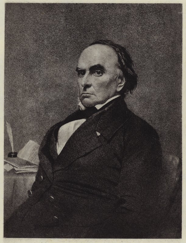 Daniel Webster (s/hvitt bilde) av American Photographer (after)