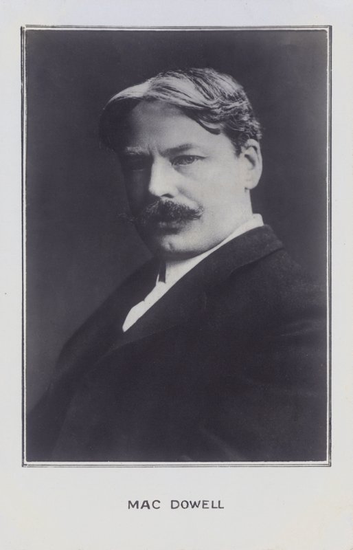 Edward MacDowell , amerikansk komponist (s/hvitt bilde) av American Photographer (after)