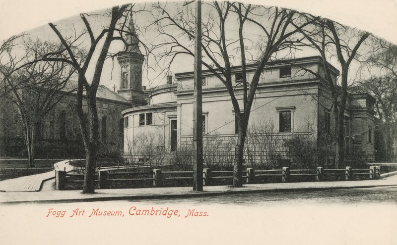 Fogg Art Museum, Cambridge, Massachusetts, USA (s/hvitt-bilde) av American Photographer (after)
