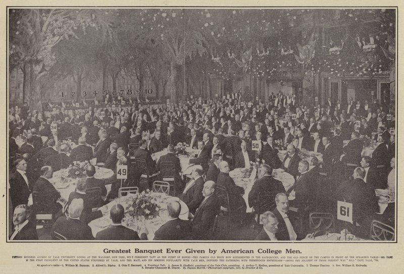 Største bankett noensinne gitt av amerikanske college-menn (s/hvitt-bilde) av American Photographer (after)