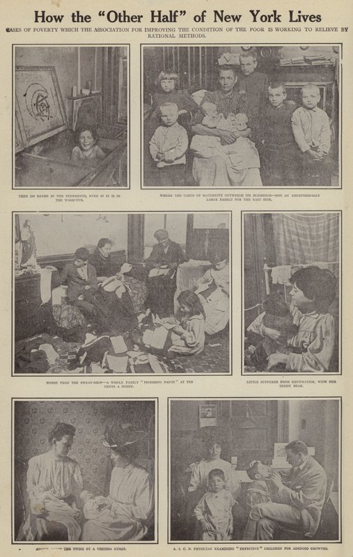 Hvordan den "andre halvdelen" av New York bor (s/hvitt-bilde) av American Photographer (after)