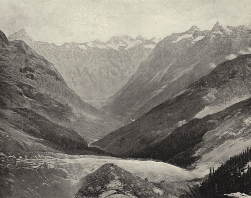 In the Heart of the Selkirks (s/hv-bilde) av American Photographer (after)