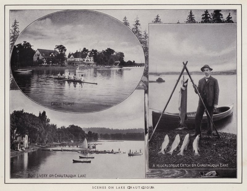 Jamestown, NY: Scenes on Lake Chautauqua (s/hv-bilde) av American Photographer (after)