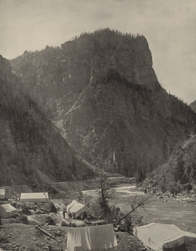 Kong Salomos tempel, Grand River, Colorado (s/hvitt bilde) av American Photographer (after)