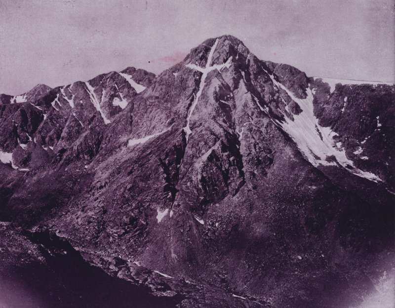 Mountain of the Holy Cross, Colorado (s/hvitt bilde) av American Photographer (after)