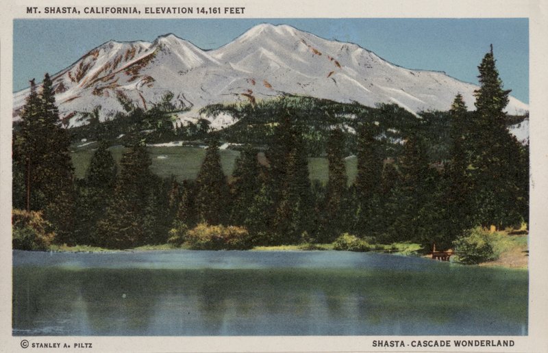 Mt Shasta, California, høyde 14 161 fot (bilde) av American Photographer (after)