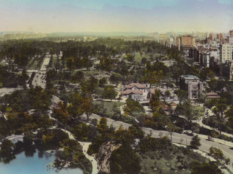 New York: Central Park; The Mall og Zoo; Fifth Avenue (bilde) av American Photographer (after)
