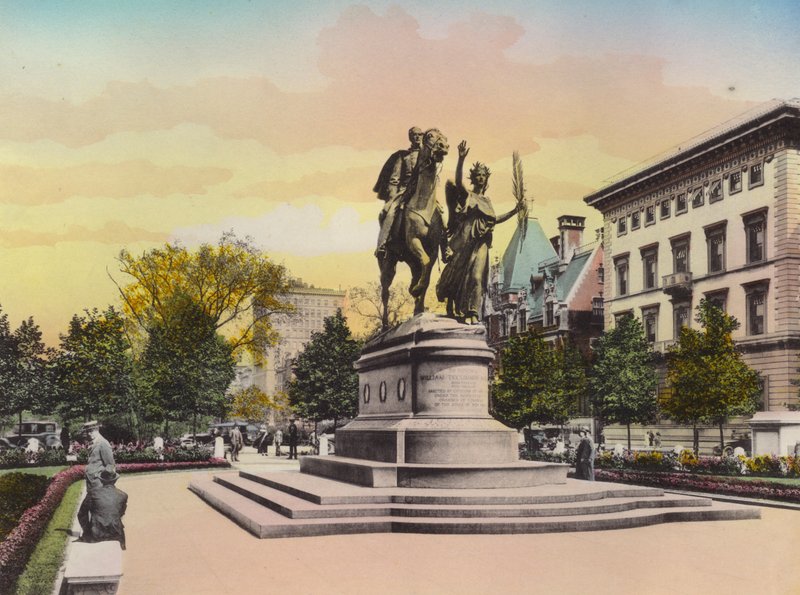 New York: General Sherman Statue, The Plaza (bilde) av American Photographer (after)