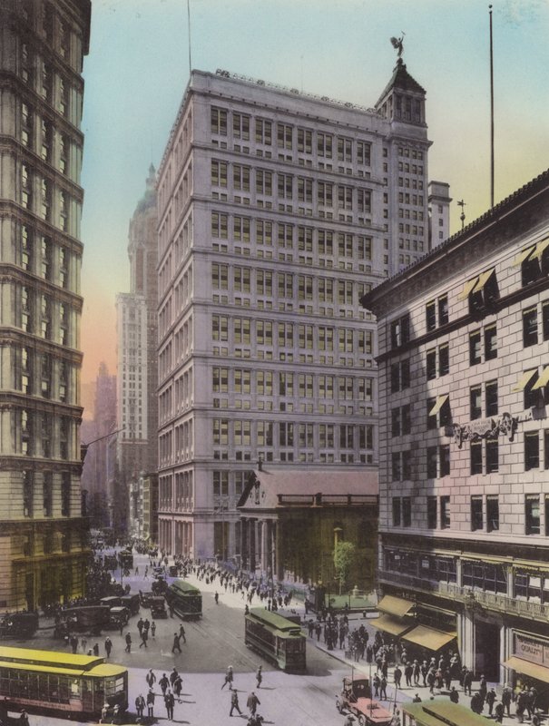 New York: St Paul Bldg; Am Telefon og Telegraf; Astor House (bilde) av American Photographer (after)