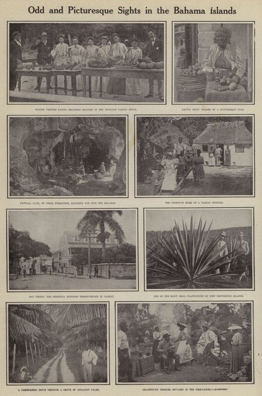 Merkelige og pittoreske severdigheter på Bahama-øyene (s/hvitt-bilde) av American Photographer (after)