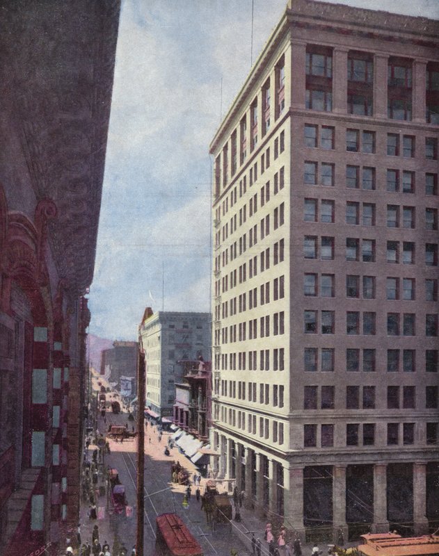 Oregon: Washington Street, Portland (bilde) av American Photographer (after)