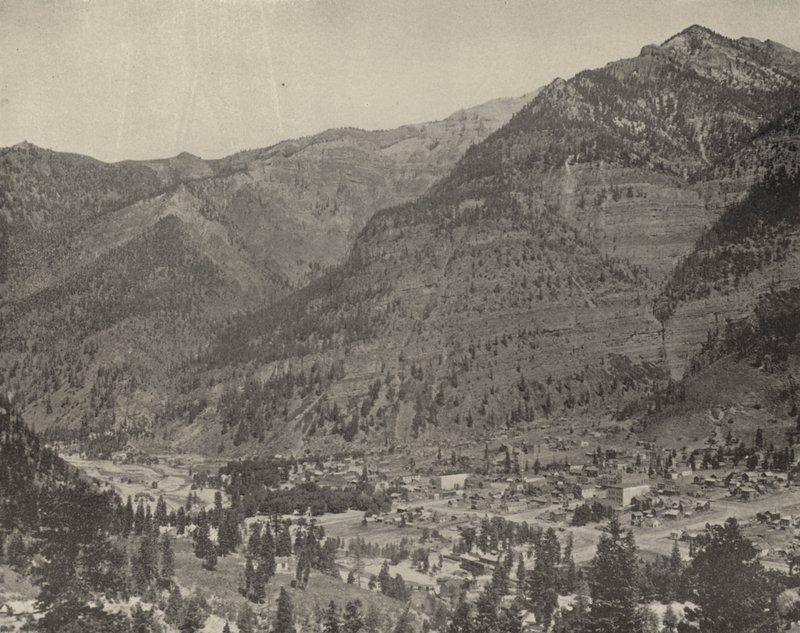 Ouray, Colorado (s/hvitt bilde) av American Photographer (after)