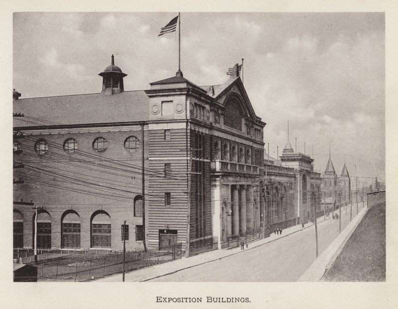 Pittsburgh: Exposition Buildings (s/hvitt-bilde) av American Photographer (after)