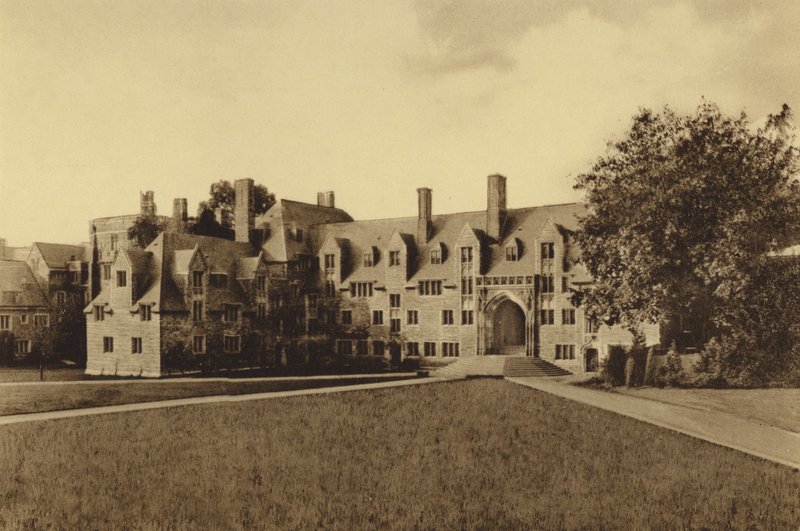 Princeton University: Lockhart Hall (s/hvitt bilde) av American Photographer (after)
