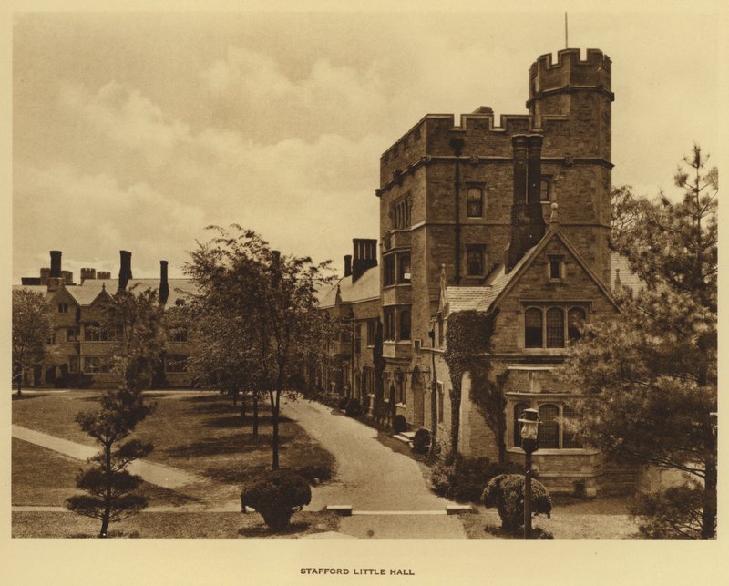 Princeton University: Stafford Little Hall (s/hv-bilde) av American Photographer (after)