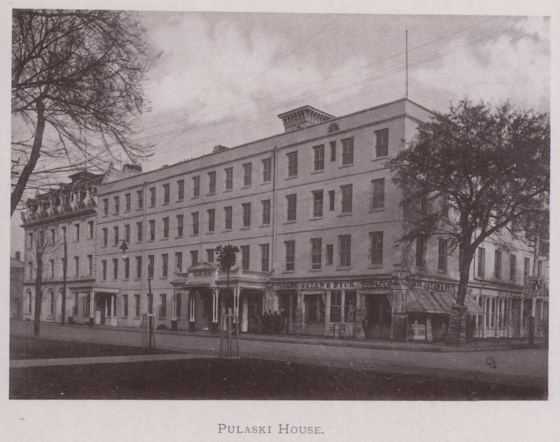 Pulaski House (s/hvitt bilde) av American Photographer (after)