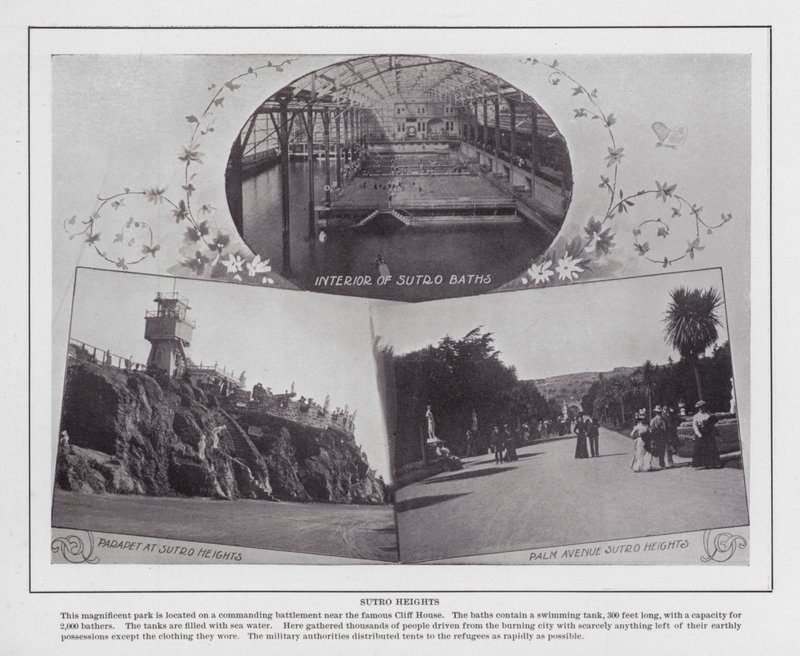 San Francisco: Sutro Heights (s/hvitt bilde) av American Photographer (after)