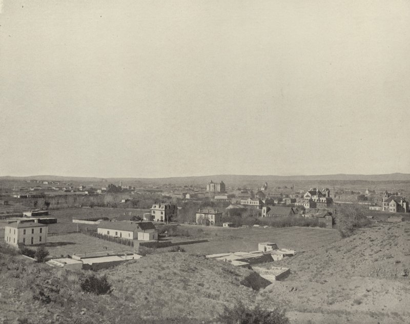 Santa Fe, New Mexico (s/hvitt bilde) av American Photographer (after)