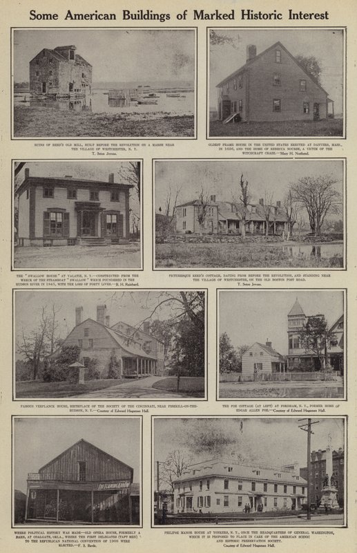 Noen amerikanske bygninger av markert historisk interesse (s/hv-bilde) av American Photographer (after)