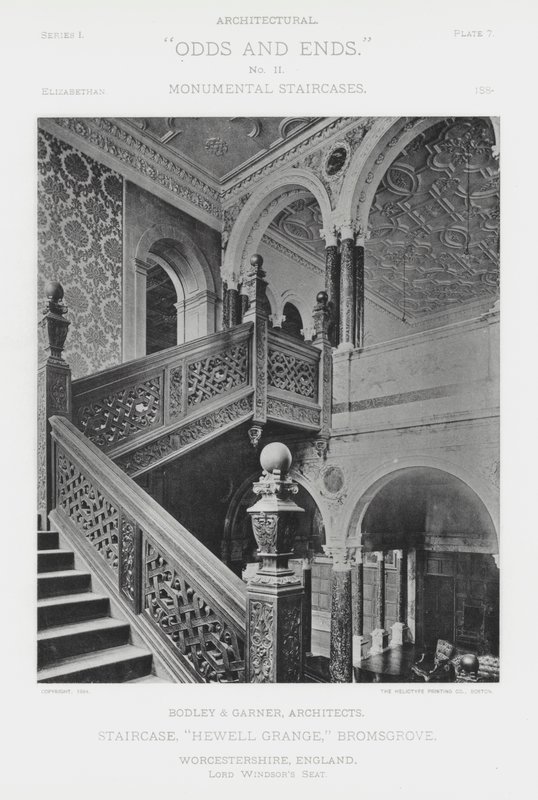 Trapp, "Hewell Grange," Bromsgrove, Worcestershire, England (s/hvitt-bilde) av American Photographer (after)