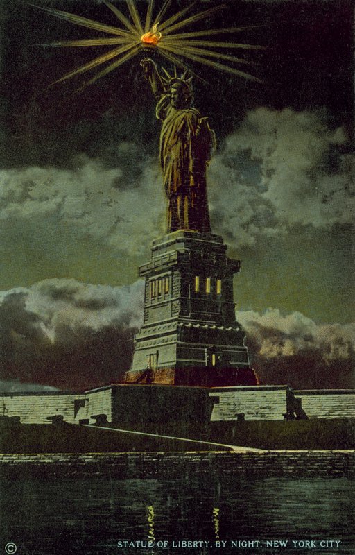 Statue of Liberty, New York City, New York, USA (farget bilde) av American Photographer (after)