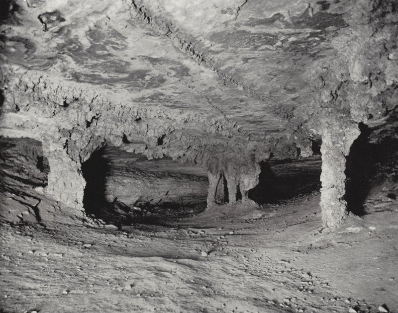 The Bridal Chamber, Mammoth Cave, Kentucky (s/hv-bilde) av American Photographer (after)