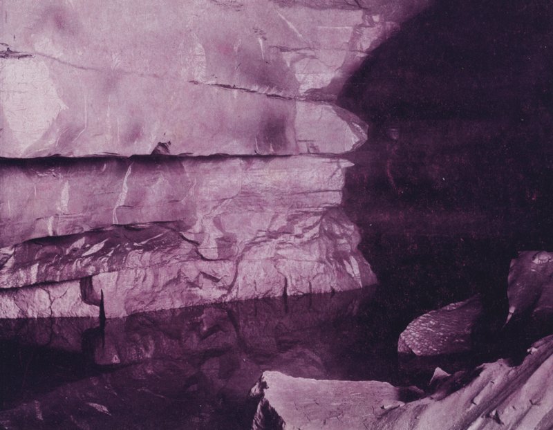 The River Styx, Mammoth Cave, Kentucky (s/hvitt bilde) av American Photographer (after)