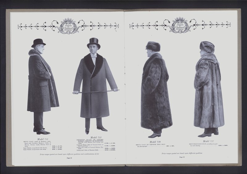 To-siders oppslag fra The Theatre of Fur Fashion (s/hv-bilde) av American Photographer (after)