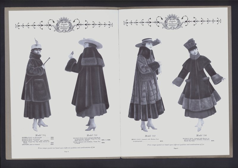 To-siders oppslag fra The Theatre of Fur Fashion (s/hv-bilde) av American Photographer (after)