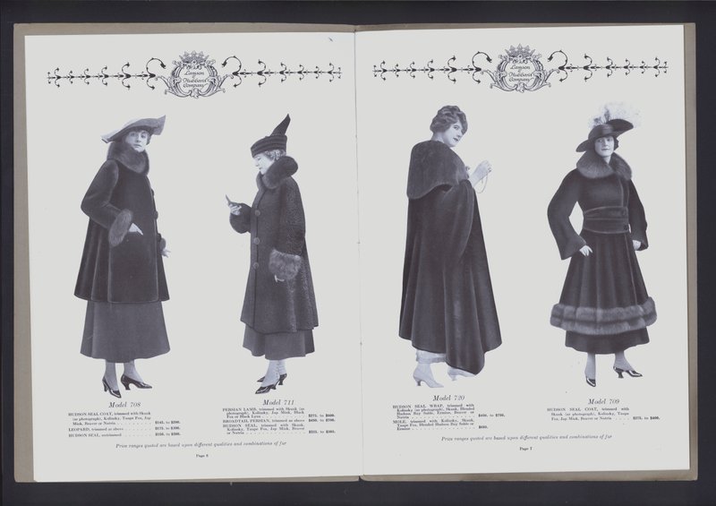 To-siders oppslag fra The Theatre of Fur Fashion (s/hv-bilde) av American Photographer (after)