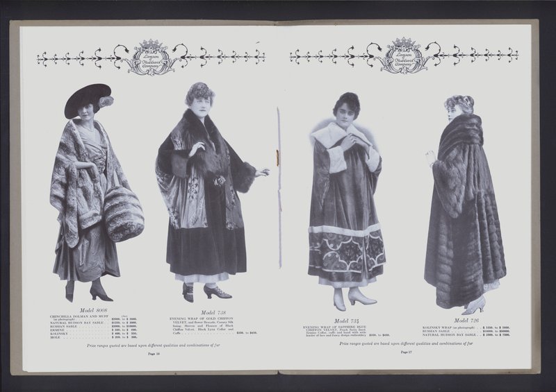 To-siders oppslag fra The Theatre of Fur Fashion (s/hv-bilde) av American Photographer (after)