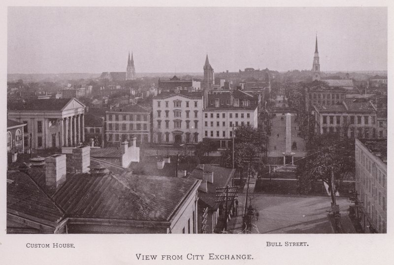 Utsikt fra City Exchange (s/hvitt bilde) av American Photographer (after)