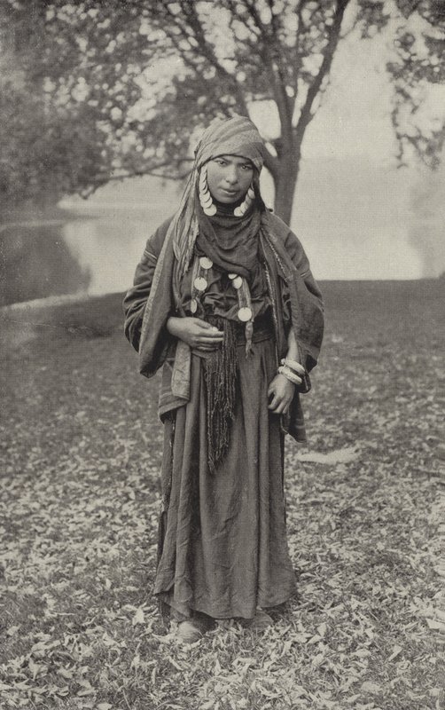 En beduinsk kvinne i ørkenen av American Photographer