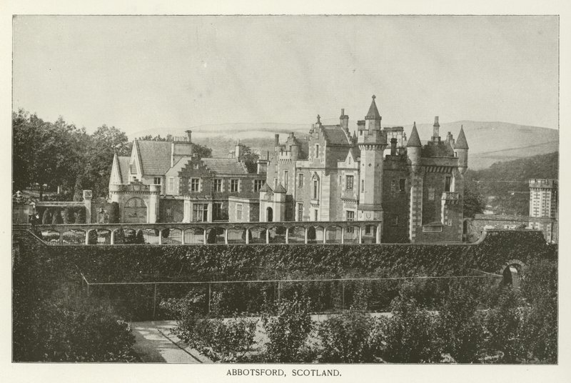 Abbotsford, Skottland (svart-hvitt fotografi) av American Photographer