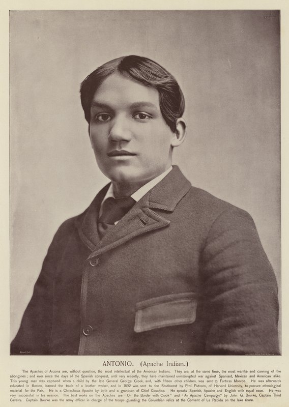 Antonio, Apache-indianer av American Photographer